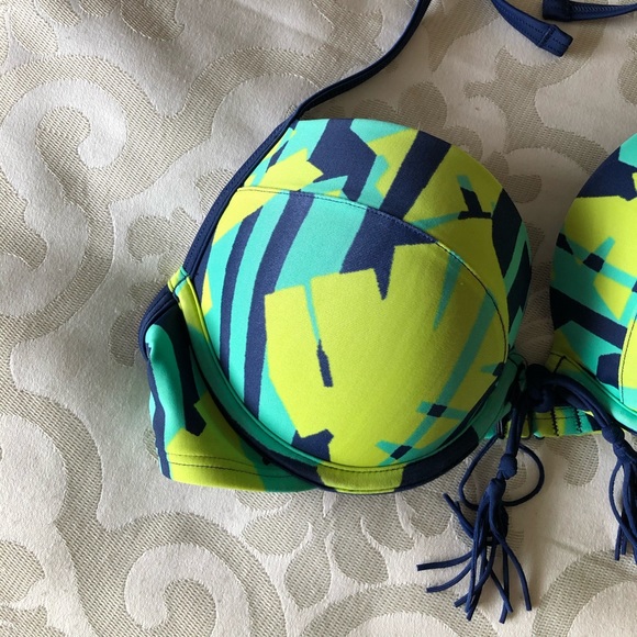 Aerie Push-up Bikini Top with Tassels - Picture 3 of 6